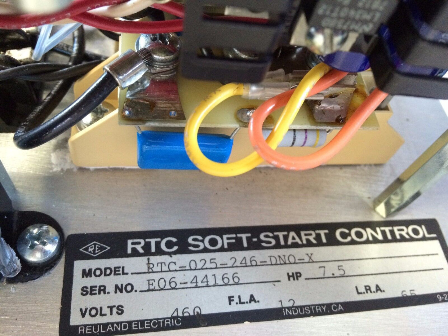 Reuland Electric Rtc Rtc-025-246-Dn0-X Soft Start Control,Rtc-025-246-Dno-X,Cy