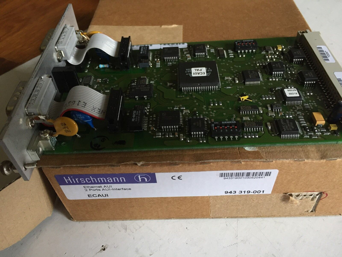 New Hirschmann Ecaui 943 319-001,843851003 2 Ports Auisiemens Eithernet Net,Ba