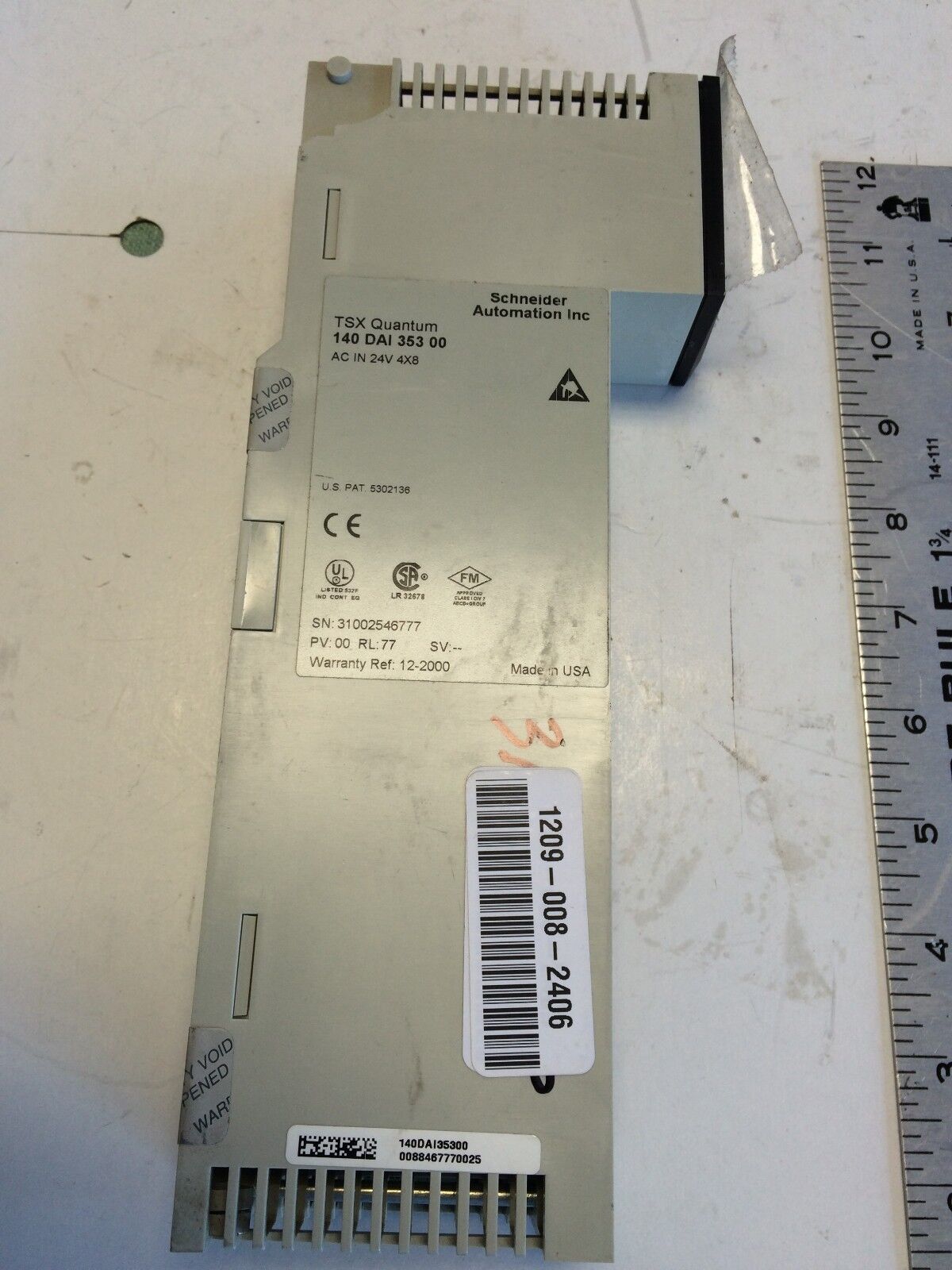 New Schneinder 140-Ddi-353-00 Tsx Quantum Module,140 Dai 353 00 24 Vac,Ew