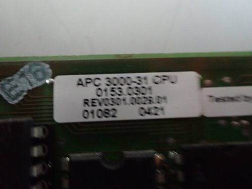 Sca Apc 3000-31 Cpu Board,0153.0301,Apc 3000-31,Ek