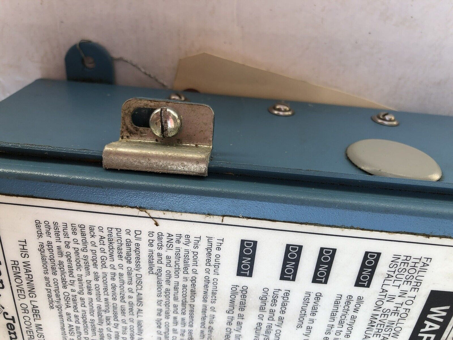 Dolan Jenner Ss7-35B Safety Light Curtain Transmitter,Hn,Ck