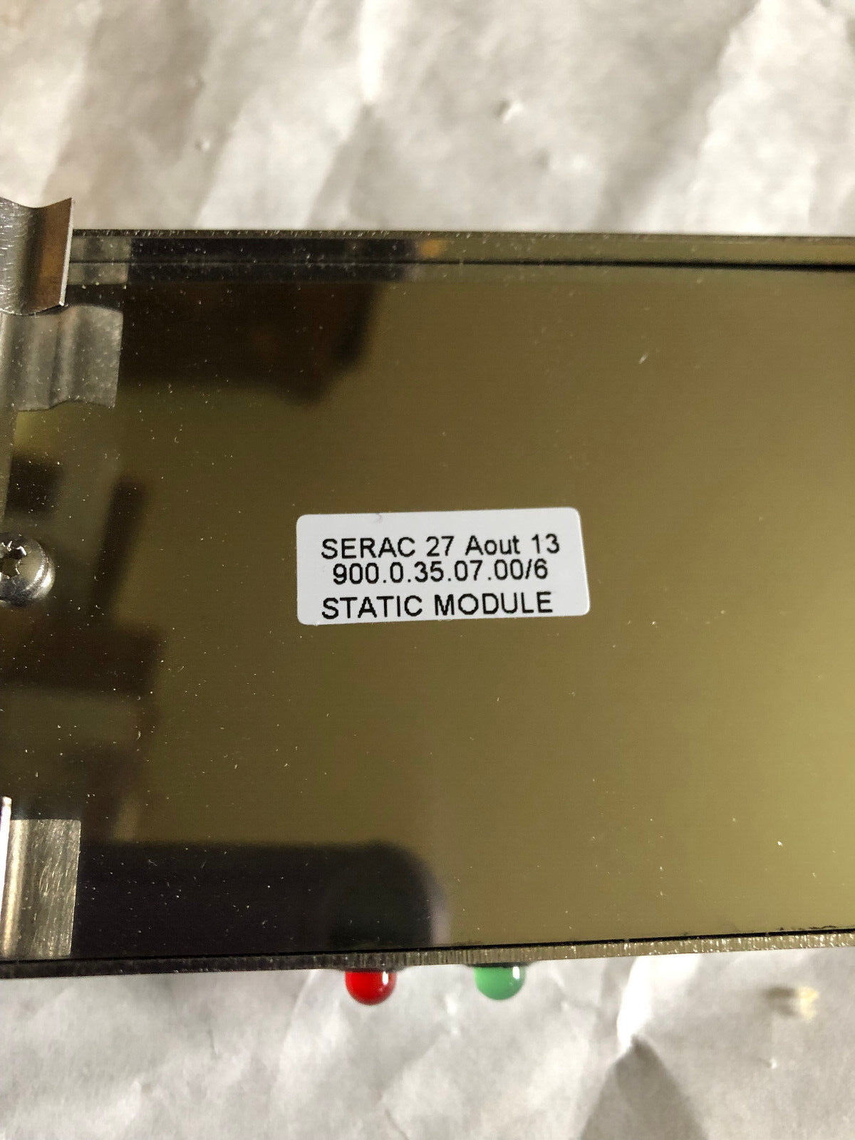 New Serac 900.0.35.07.00/6 Static Module,900.0.35.07.00/6,Serac 27 Aout 13,Ak