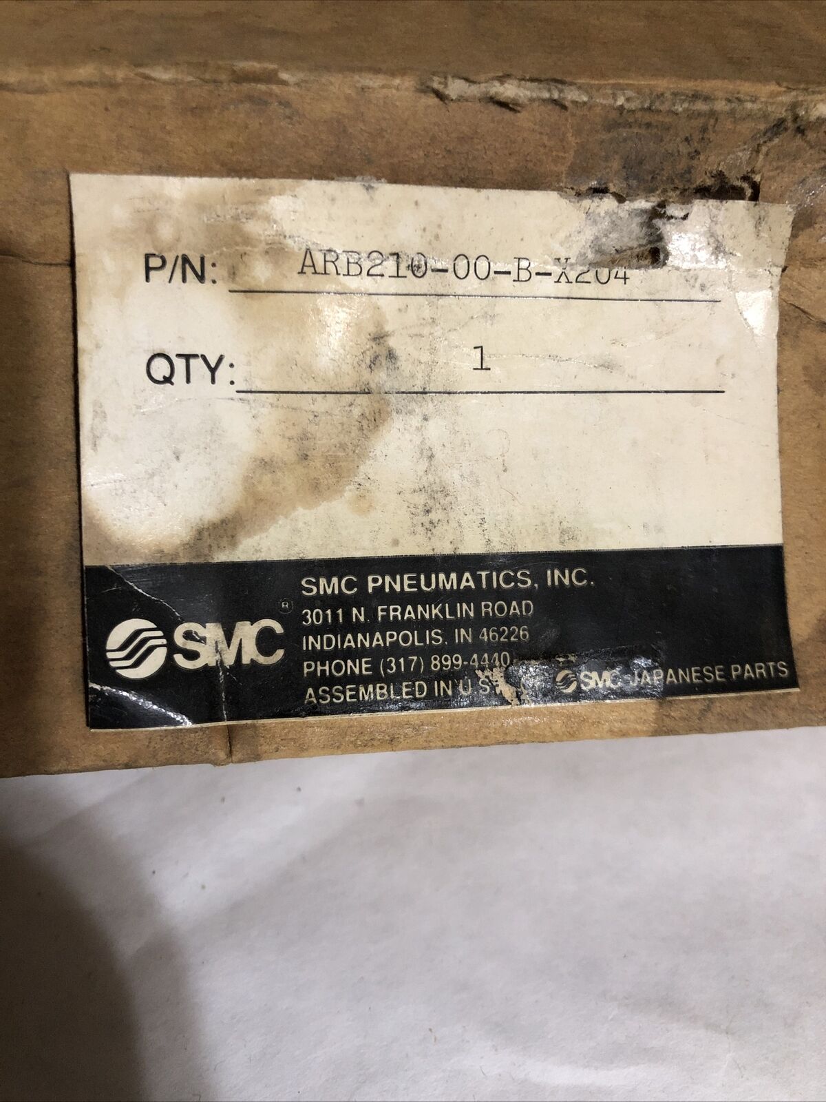 New Smc Arb210-B,X204 Pneumatic Manifold Valve Cylinder,Smc Arb210-00-B-X204,Dj