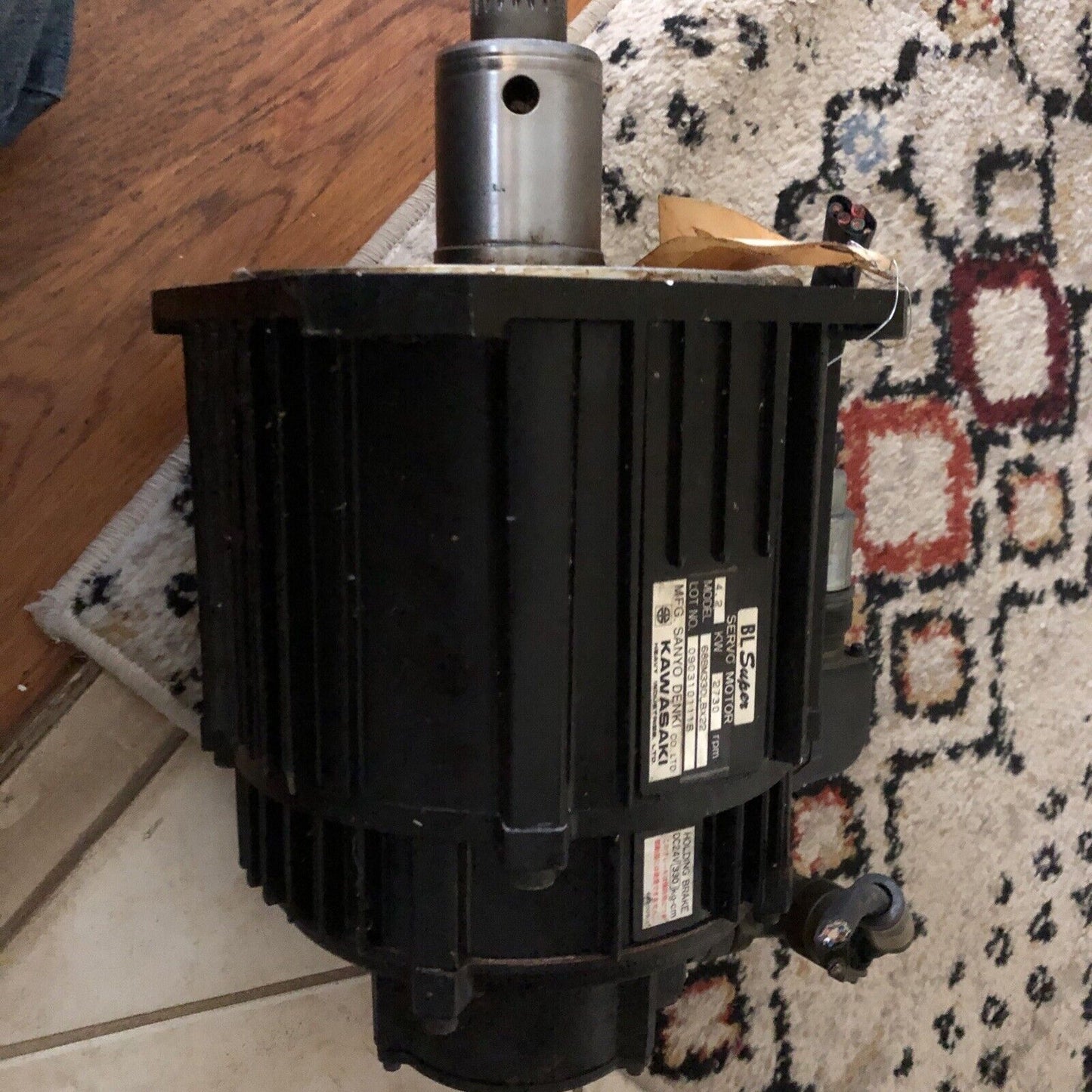 Sanyo Denki 68Bm330lbx22,Kawasaki Bl Super 68Bm330lbx22 Servo Motor,4.2 Kw,Ab