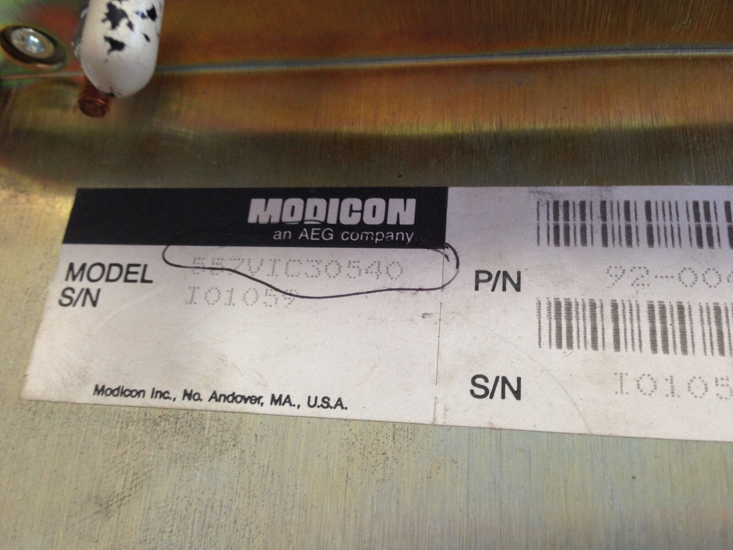 Aeg Alu 130 236017 Cpu Gould Modicon 6051-042.236017 Cpu Module W/Gsw Dolg A,Fg