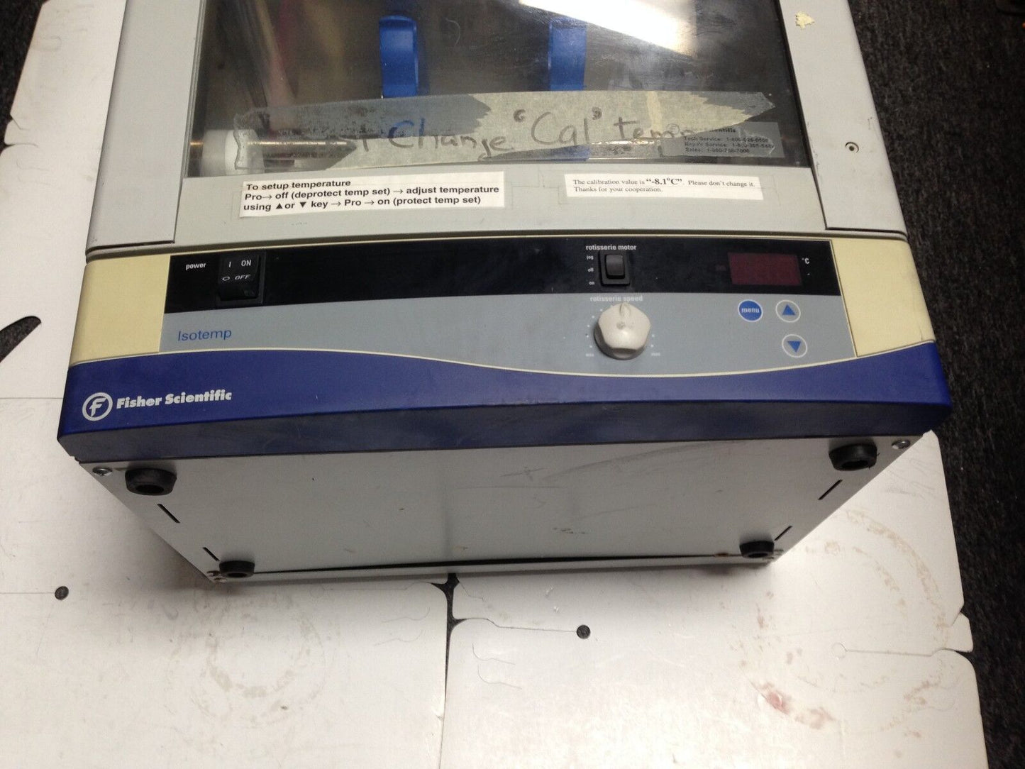 Fisher Scientific 13-247-10 Isotemp Rotisserie Hybridization Incubator,Db