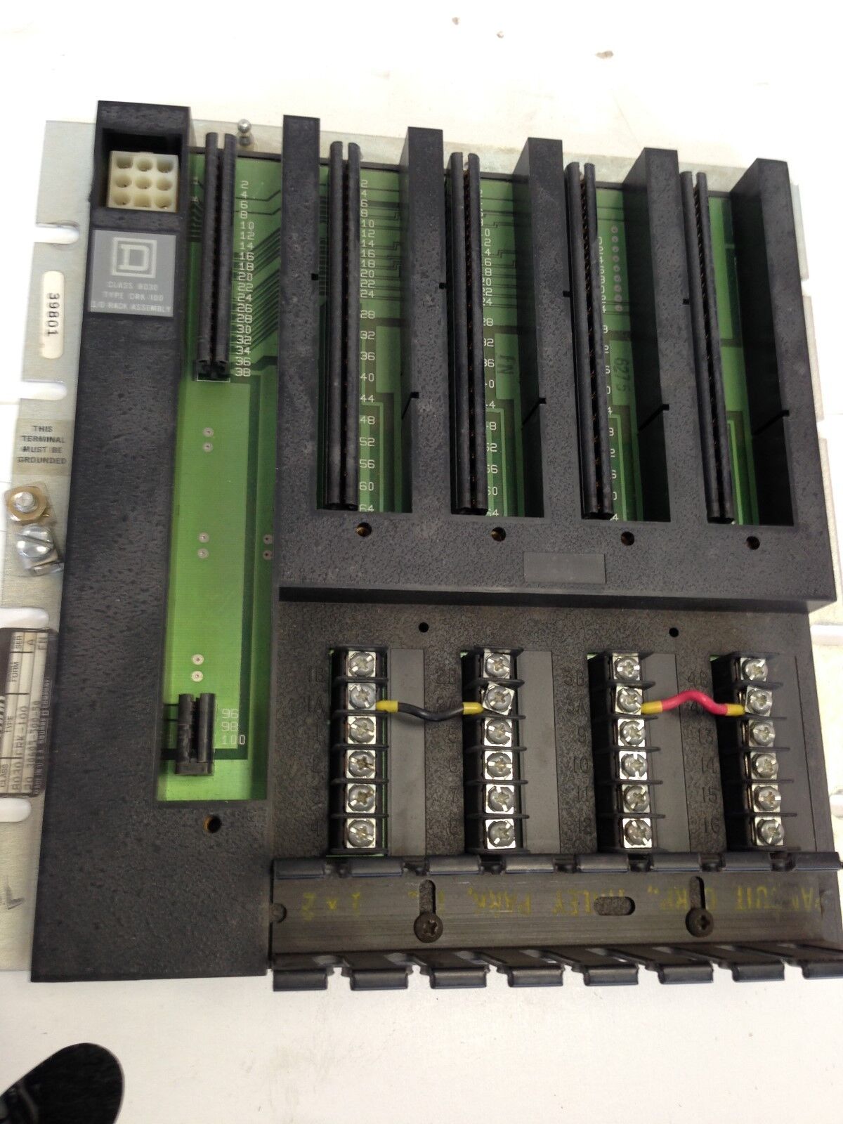 Square D 8030 Crk-100 Sy/Max I/O Rack Assembly,Tn