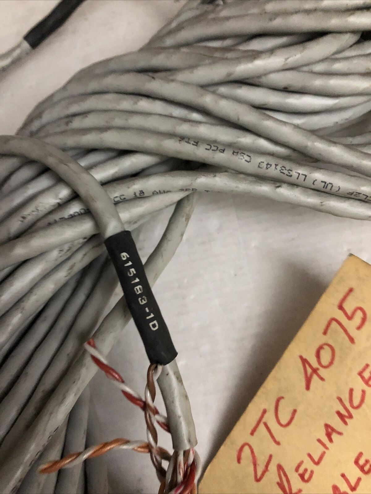 New Reliance Electric 615183-1D Cable ,Ms Connector 1End 75Feet 2Tc4075,Cv