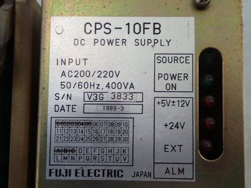 Fuji Motoman Robotic Controller, Jancd-Cp11, Cps-10Fb,Bi