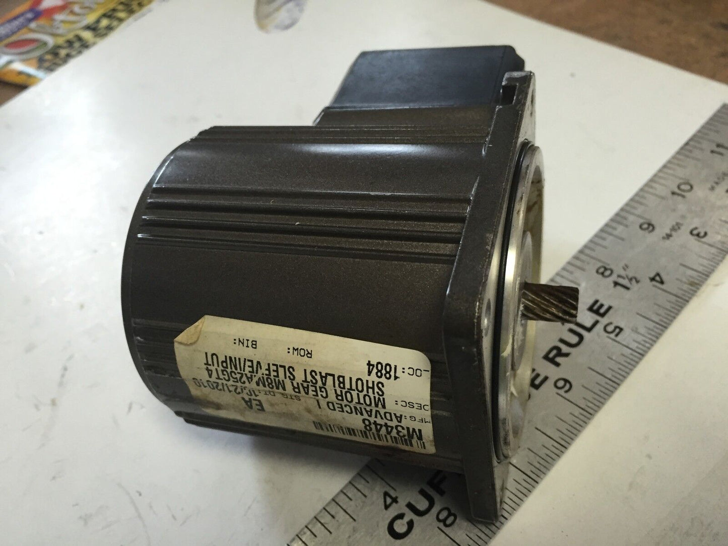 Panasonic M8ma25gt4y,M8ma25gt4,M3448 Compact Ac Geared Motor,200-220 Vac,Bg