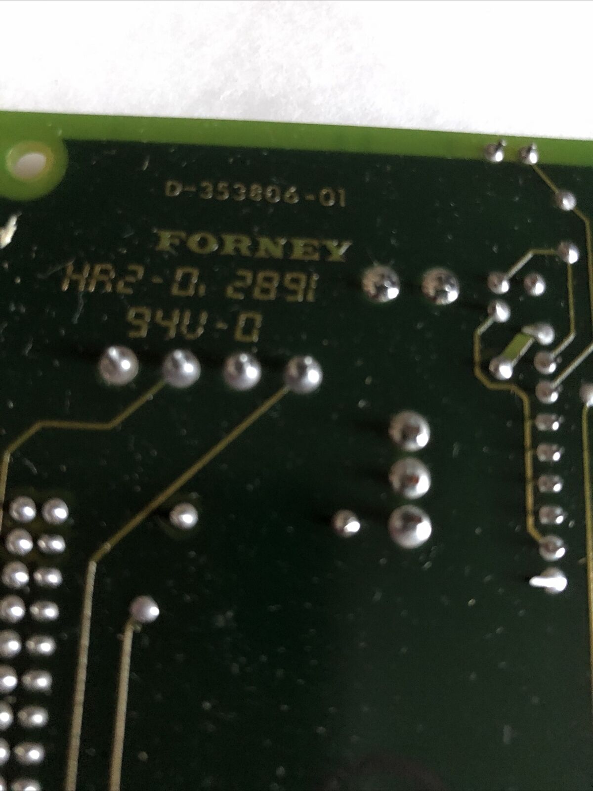 Forney N-353807-01,3580701A,P09945/D Logic Control Board 35380701,Afs-C1-01,Dg
