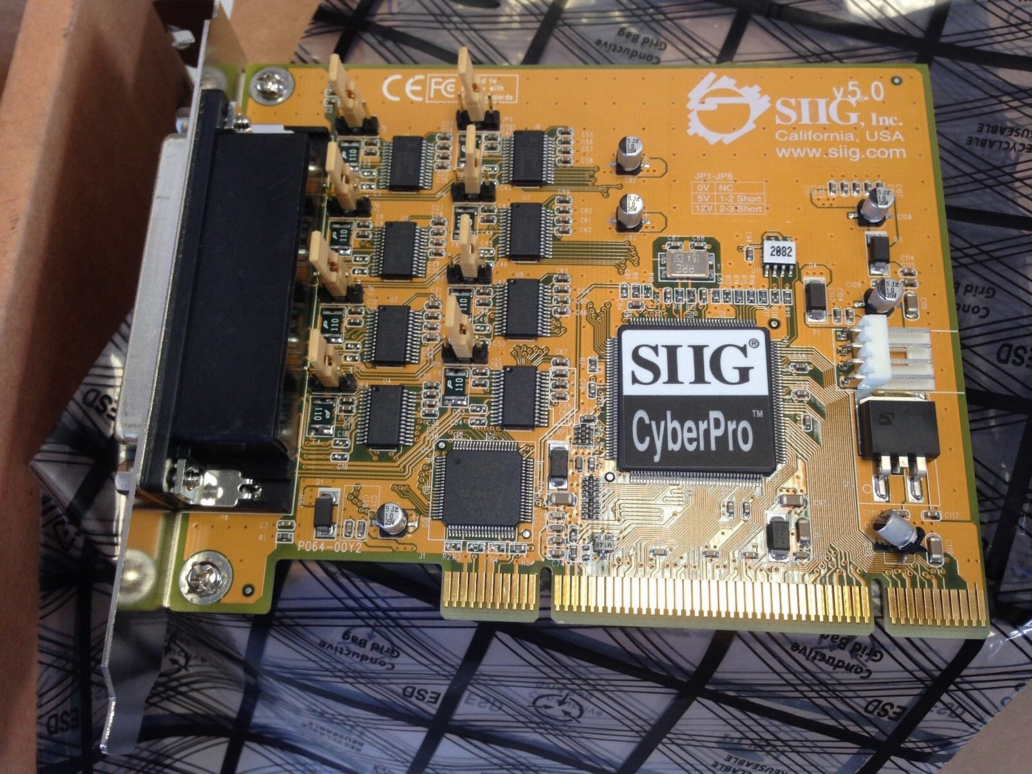 New Siig Jj-P08611-S5 Serial 8000 Plus Pci Card Jbf561200002 P064-00Y2,Fl