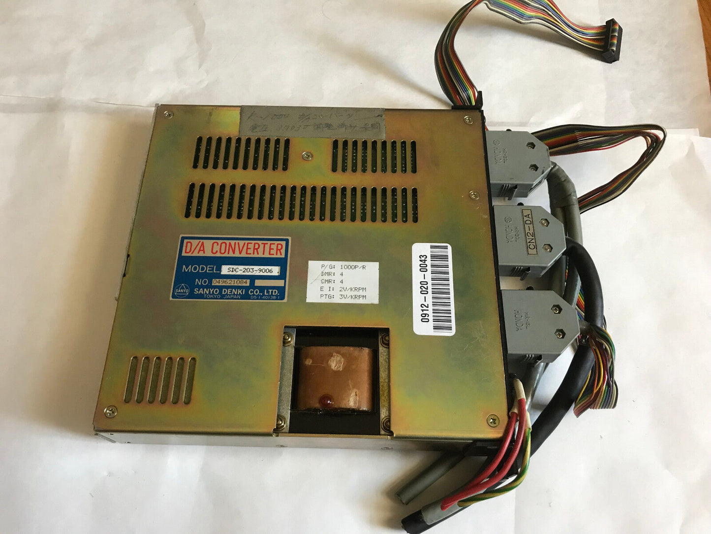 Sanyo Denki Sdc-203-9006 D/A Converter,1000P/R,A7-1-20216-1G,Su