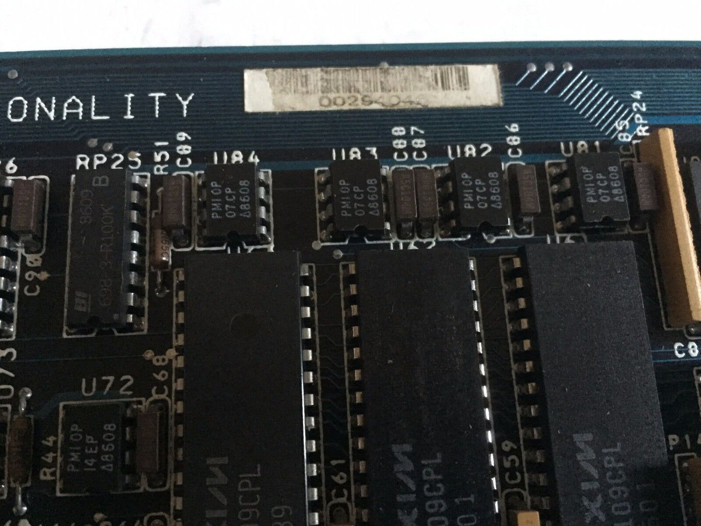 Honeywell 09436000 Rev G,05345201 Measurex Unitec Processor Ccp Personality,Cx