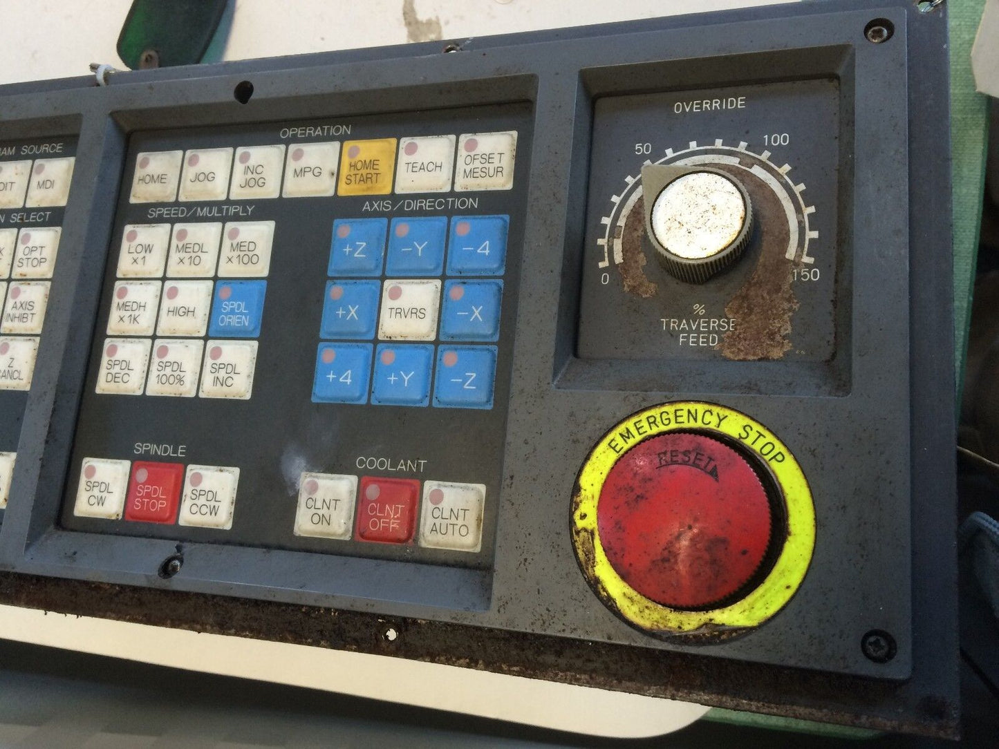 Fanuc A16b-1310-0380/02B, A02b-0084-C147 Operator Panel A66l-2001-0998,De