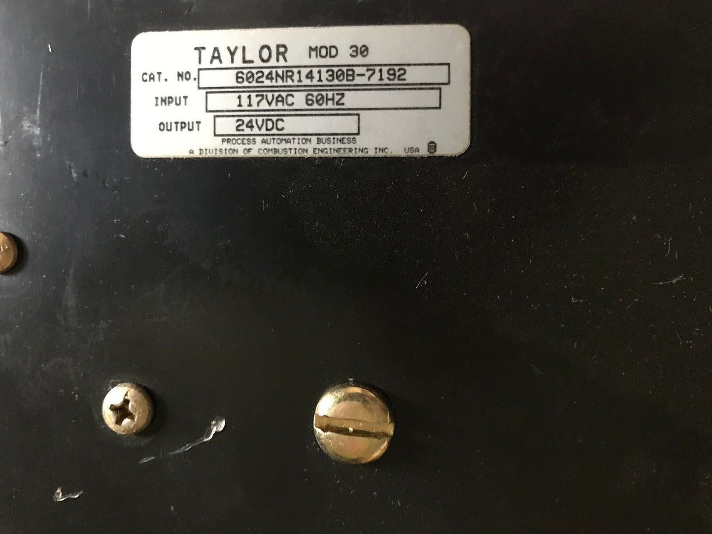Taylor 6024Nr14130b-7192,Ps-75559,Abb Eia-413,126S425-2 Power Supply,Ad