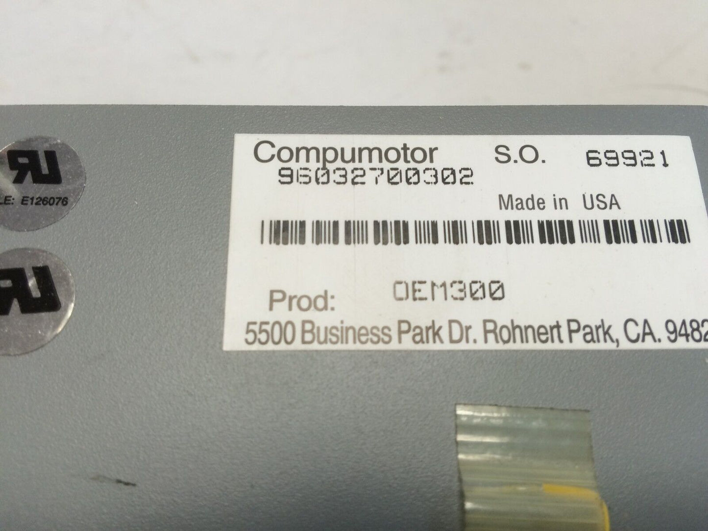 Parker Compumotor 96032700302 Oem300 Oem Series Pca 71-013256-02,Bt