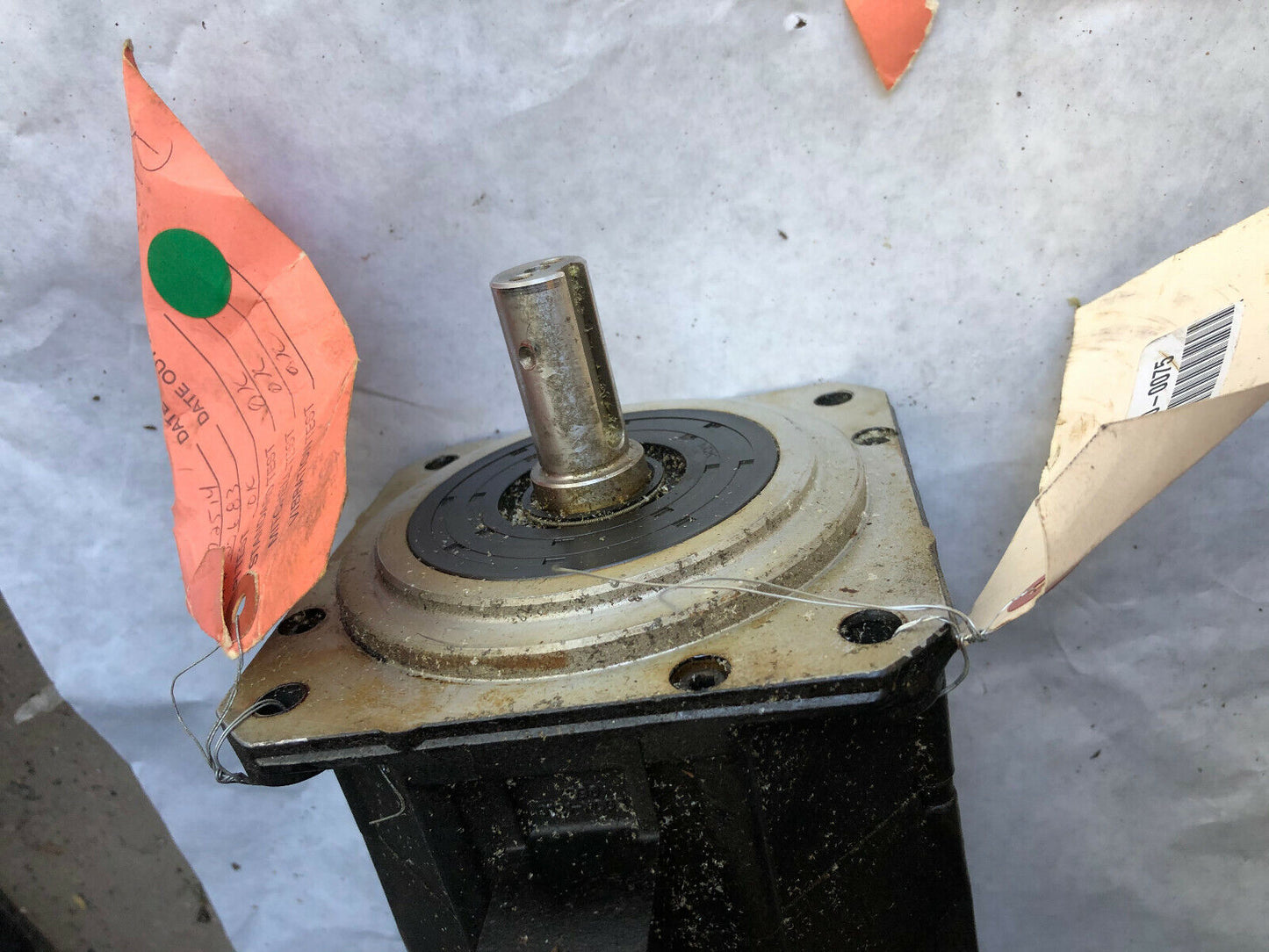 Ge Fanuc A06b-0128-B677#F208,6/3000,Ac Servo Motor,3Ph,114V,Rpm 3000,Td