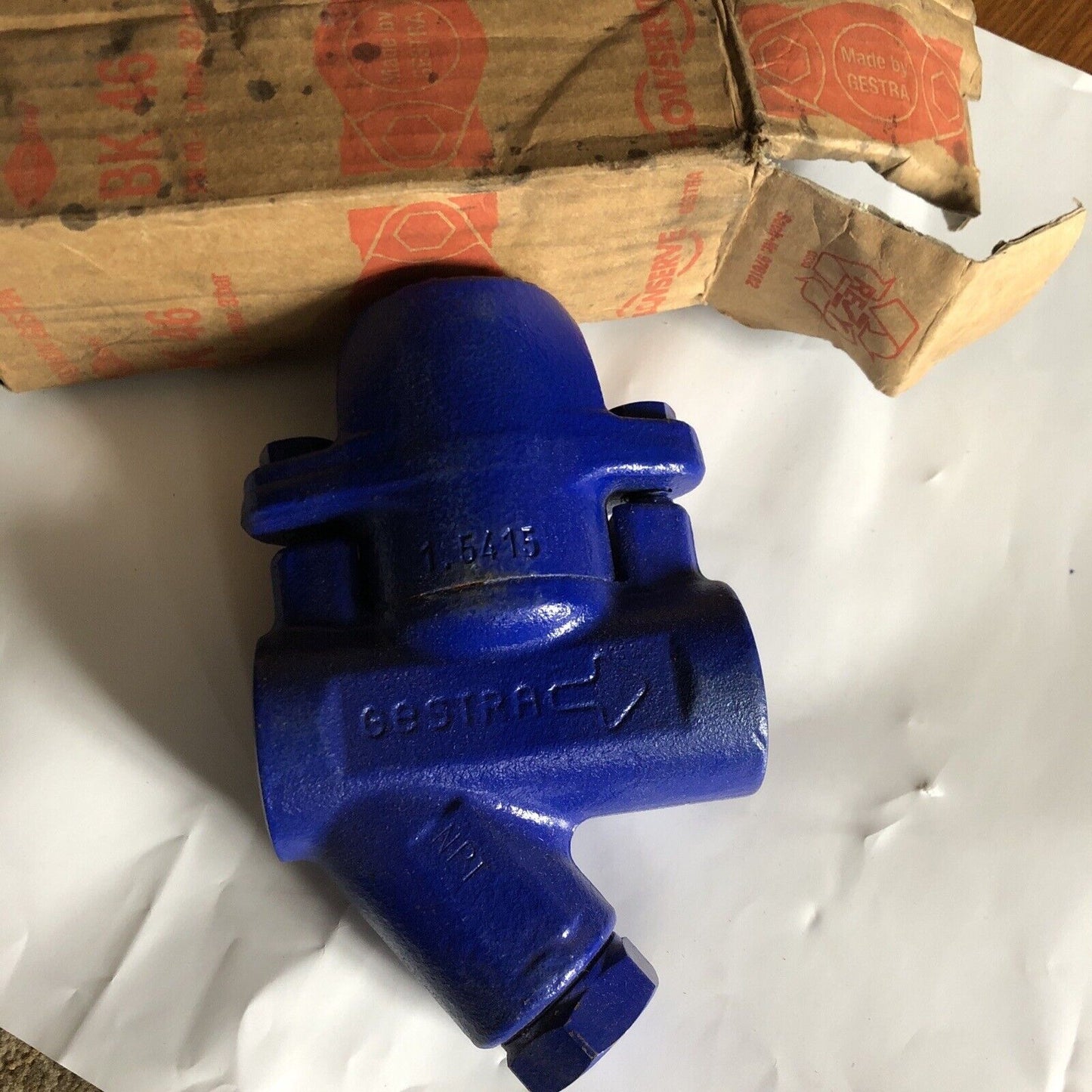 3/4" Flowserve Bk 46 Dn 20 3/4" Pn 40 Thermostatic Steam Trap,Gestra 0460 Rn,Aa