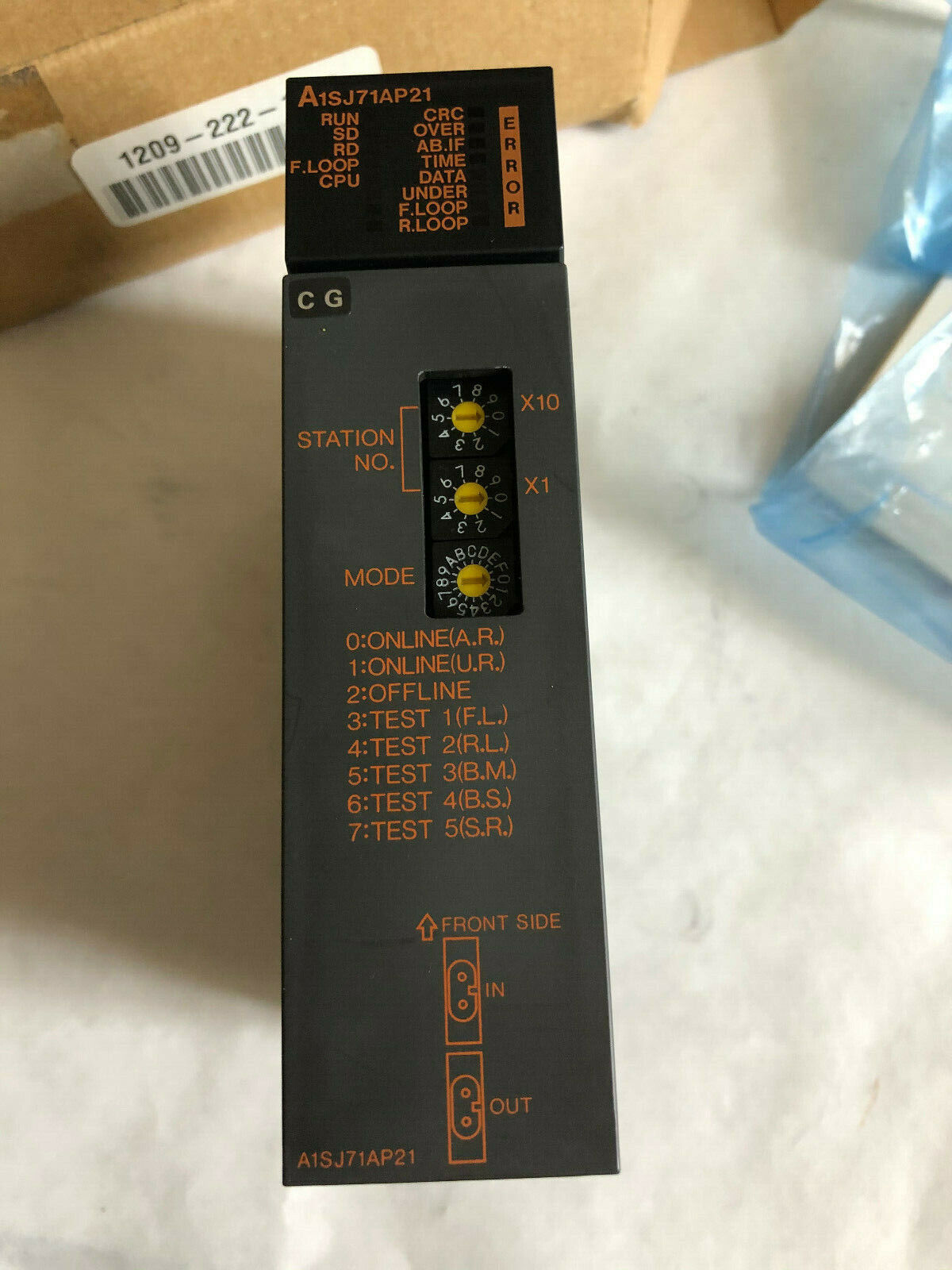 New Mitsubishi A1sj71ap21 Melsec Net Ii Plc Data Link, Net 2 Module,Cr
