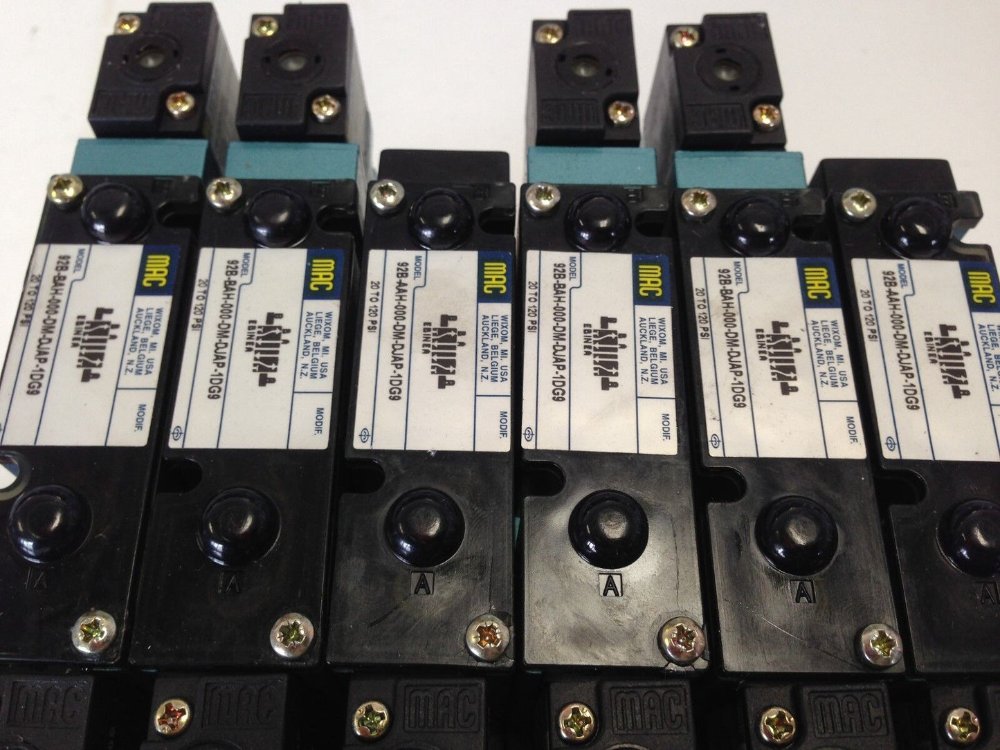 New Mac 92B-Bah-000-Dm-Djap-1Dg9 Pneumatic Valve Pr92b-Kaba-9,Dm-Djap-1Dg,Dl,Ey