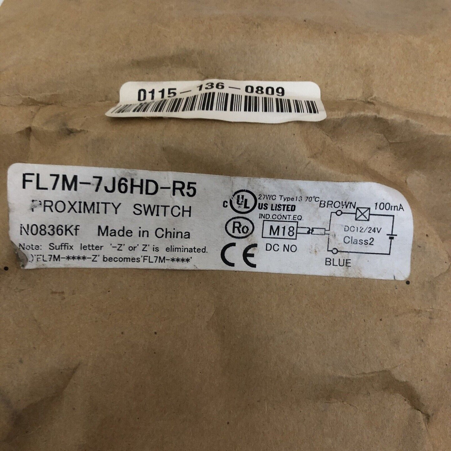 New Azbil Fl7m-7J6hd-R5 ,Yamatake Fl7m-7J6hd-R5 Proximity Switch,Cs