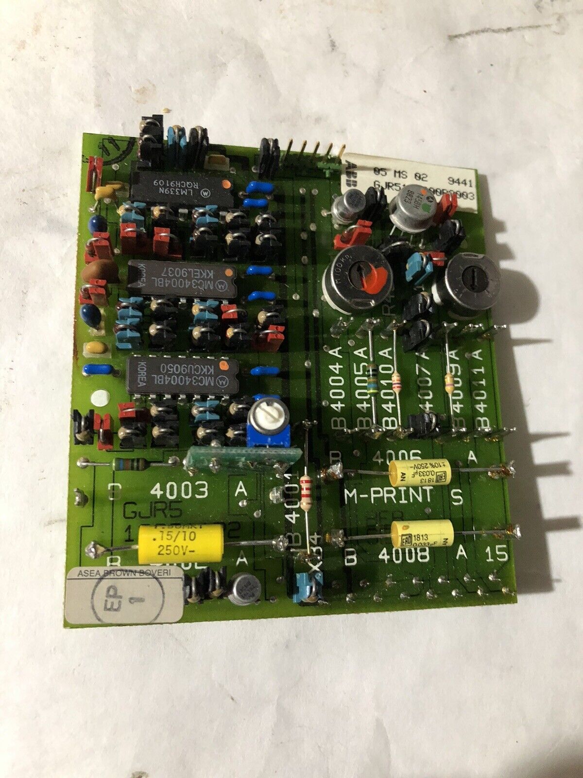 Abb Gjr5138800r0003 Gjr5-138811P2 Print Circuit Board ,Tn