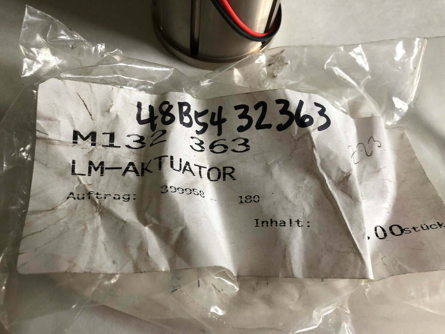 New Emhart Tucker M132363 / 1173 Linear Actuator Motor,Linearaktuator,M13236,Cg