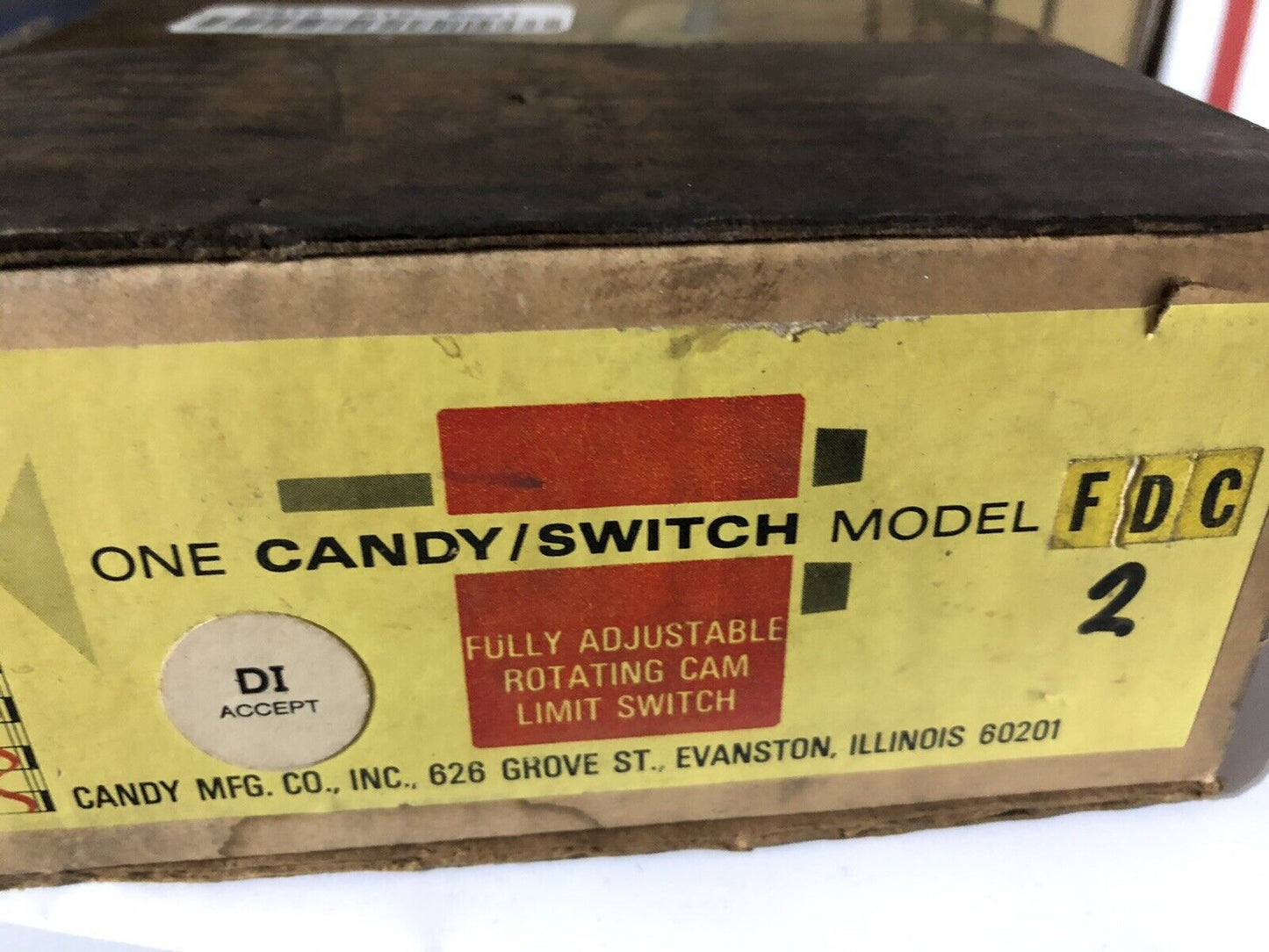 New Candy Controls Candy Switch Fdc2,360 Adjustable Rotating Cam Limit Switch,Tl