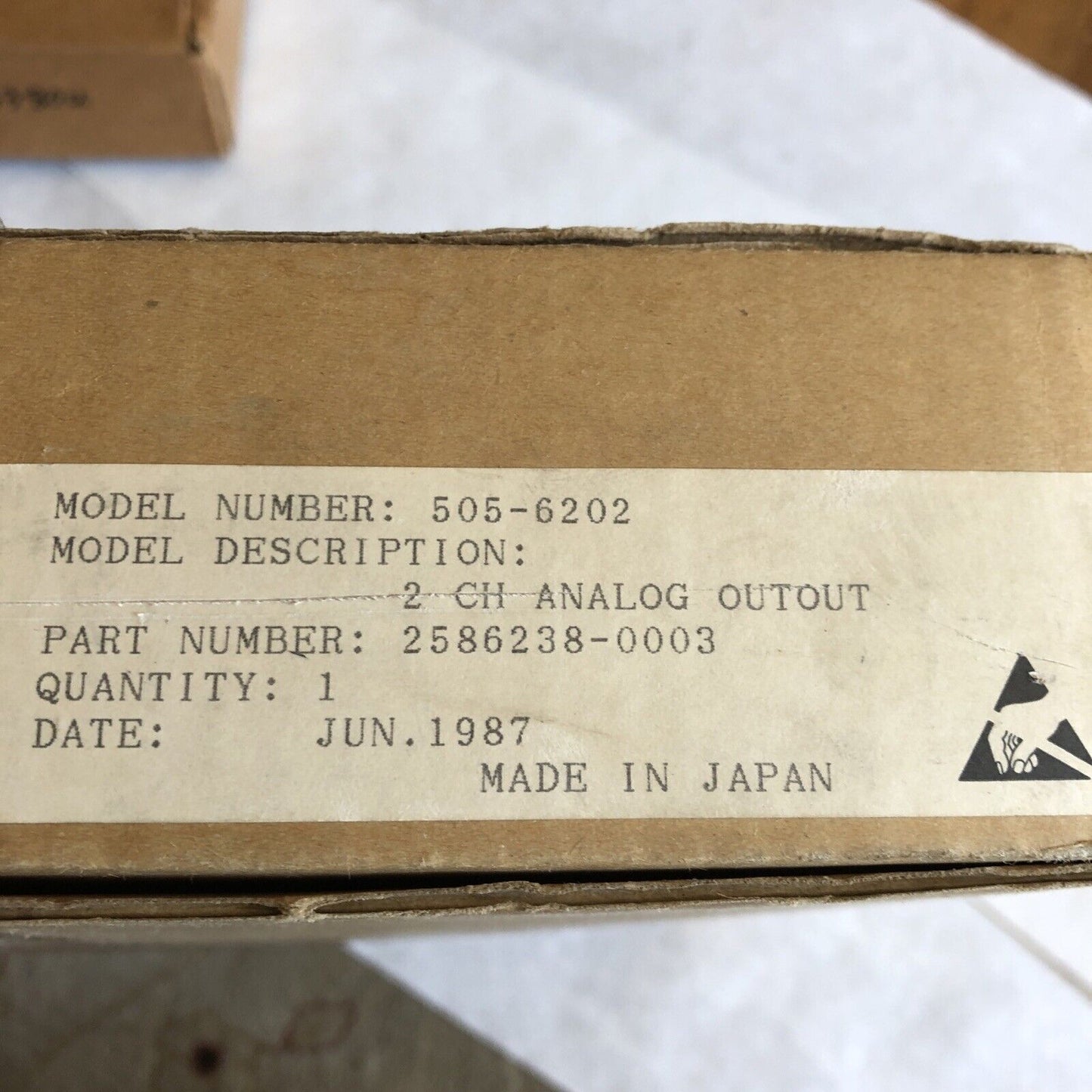 New Siemens 505-6202,2 Ch Analog Output 12Bpoint Single Ended Double Wide,Bd