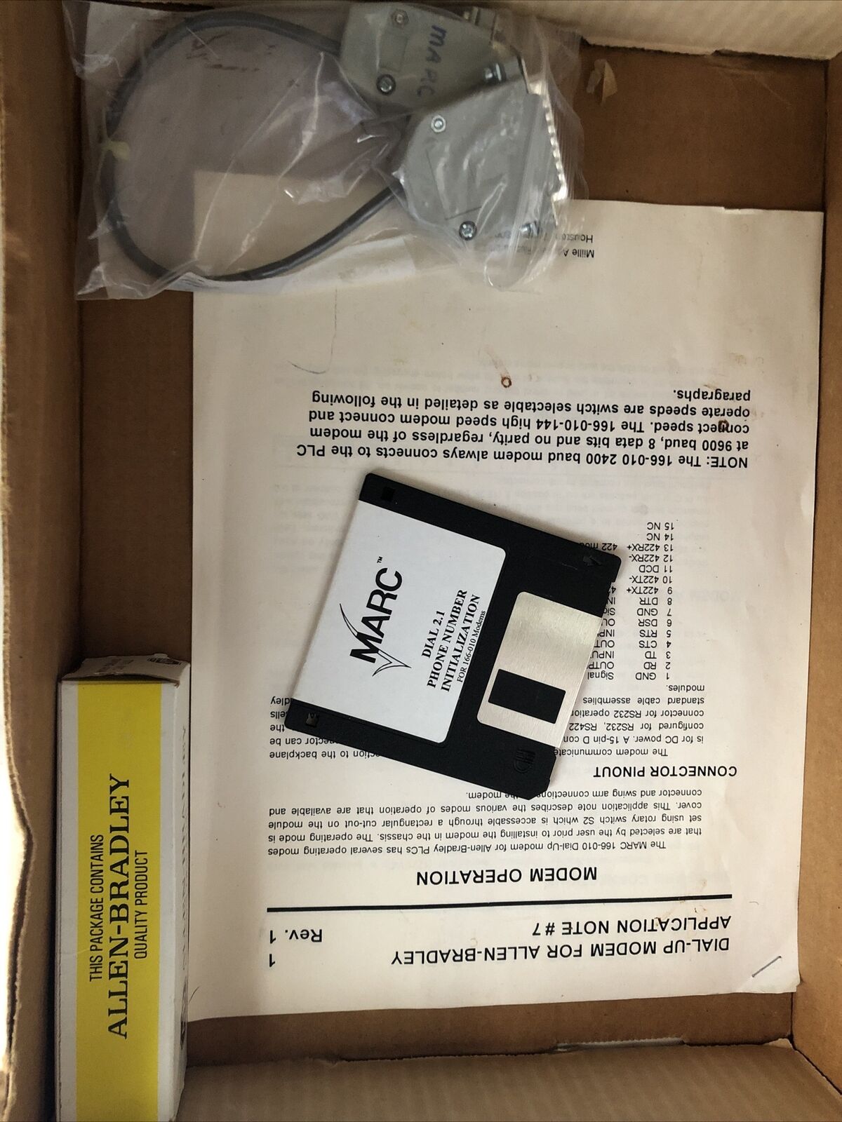New Marc 166-010 Psk Modem Miille Applied Research Co Inc 1771-Wc, Fg