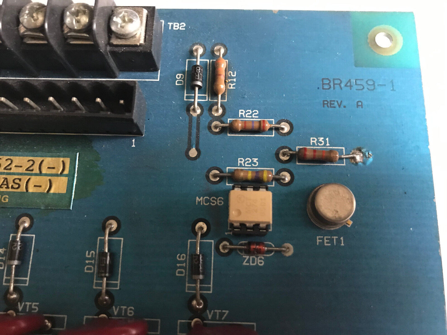 Pillar Ab6352-2,Ab6352-2 (-) Br459-1 Rev. A Robotic Servo Control Board,Si