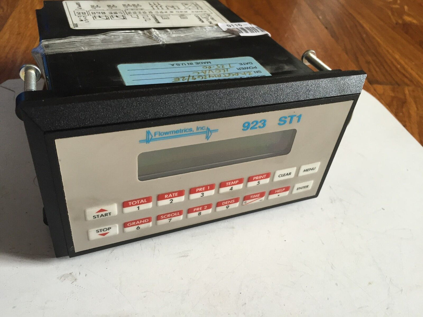 Flowmetrics 923 St1 Flow Controller, Operator Panel,923Stiliao,923Stil/Ao,Fg