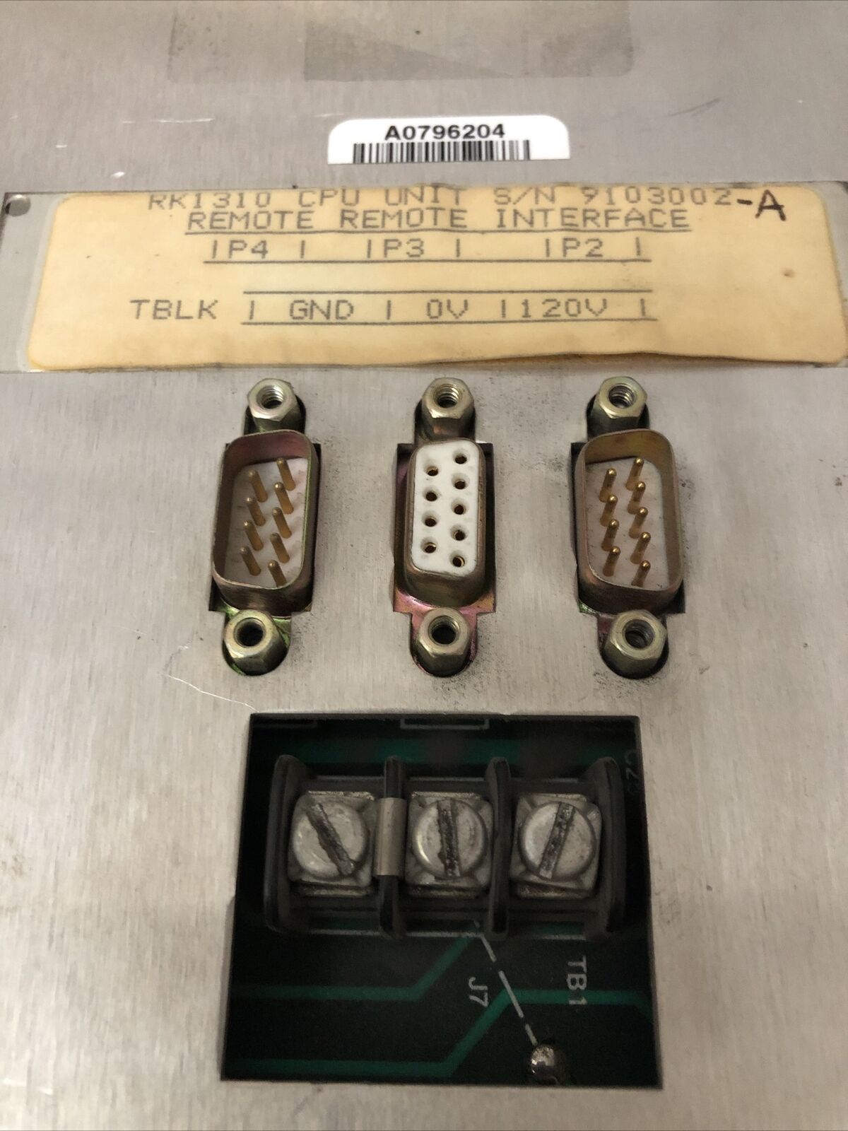 Hamon Research Cottrell 116465-C,Microprocessor Tranformer Control Rk1310,Ct