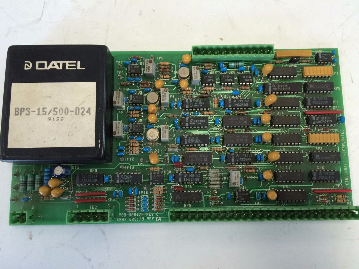 Cincinnati 828179 Rev E, 828176 Rev C Pcb Board,An
