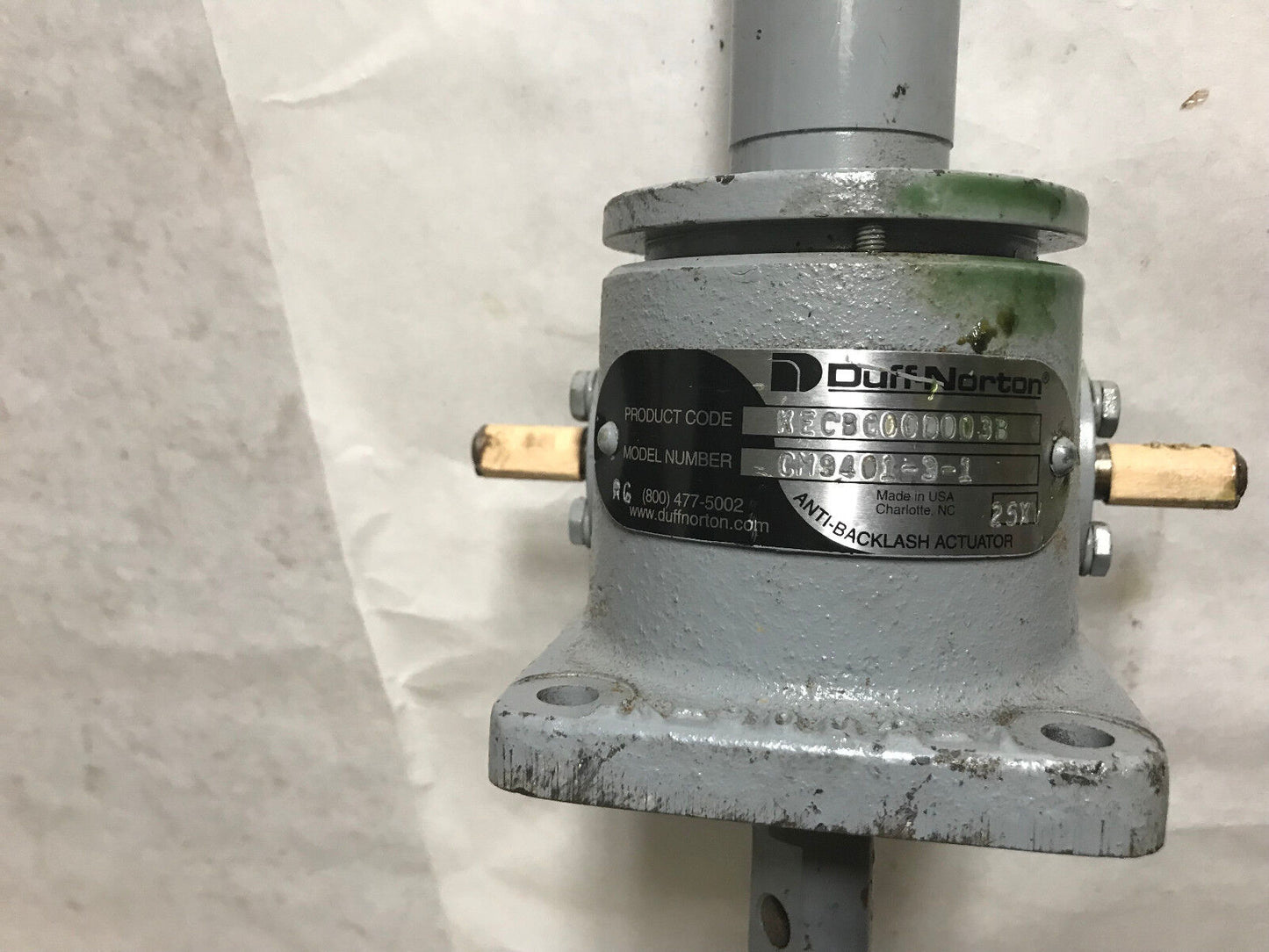 New Cm9401-3-1 Duff-Norton Anti-Backlash Actuator Duff-Norton Kecbc00d003b,Aj