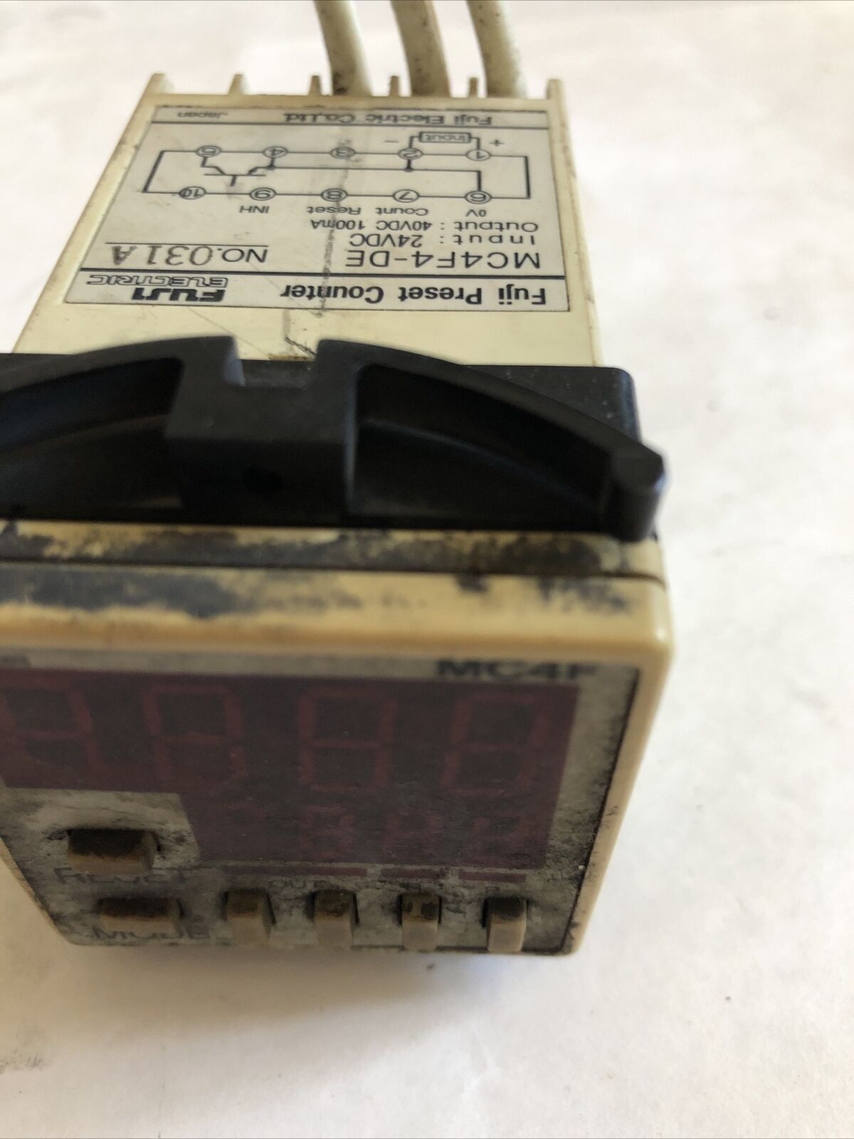 Fuji Mc4f4-De Digital Preset Counter, Mc4f4 24 Vdc,Ep
