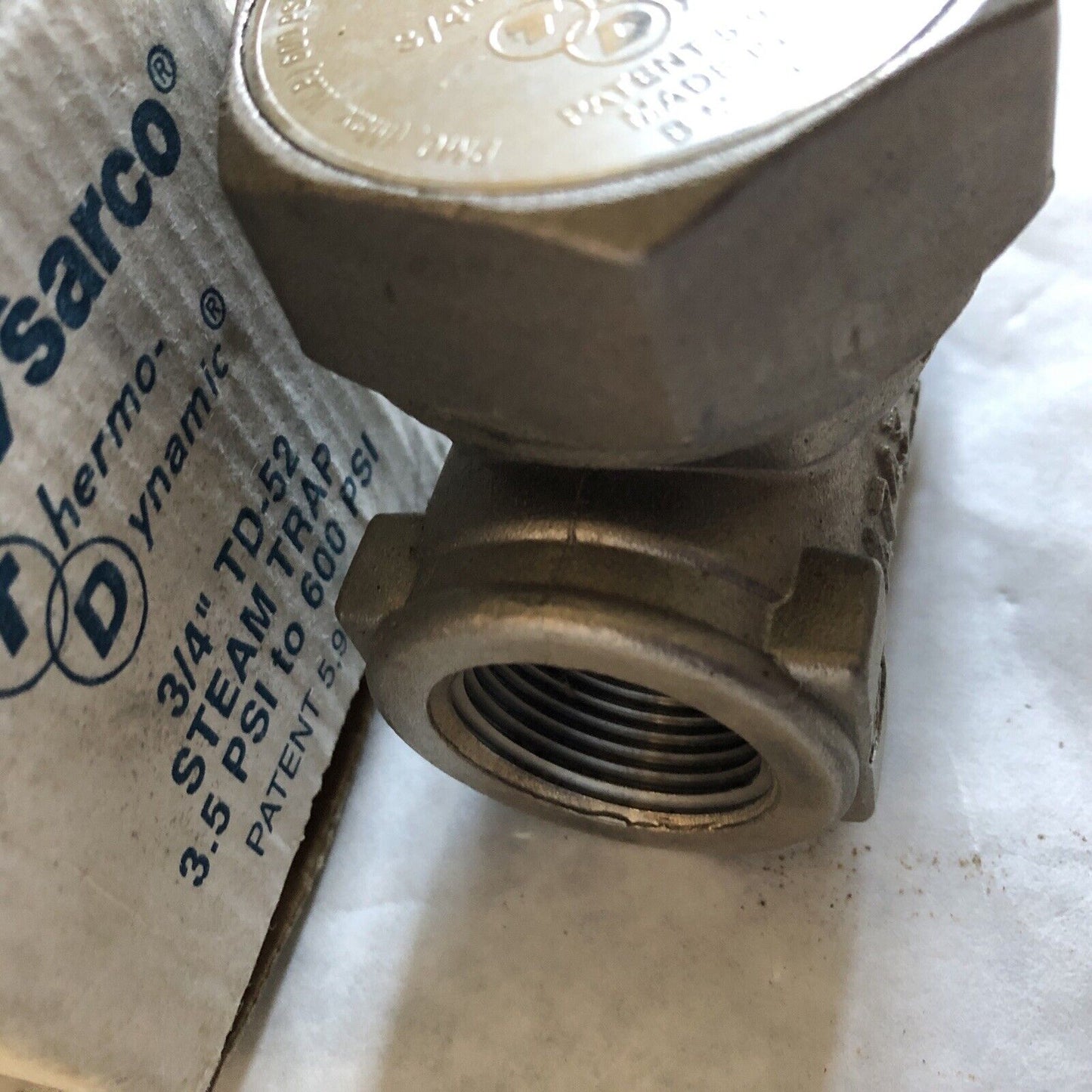 Spirax Sarco 3/4” Td52,B.M. 54531C Thermo Dynamic Steam Trap,Bl