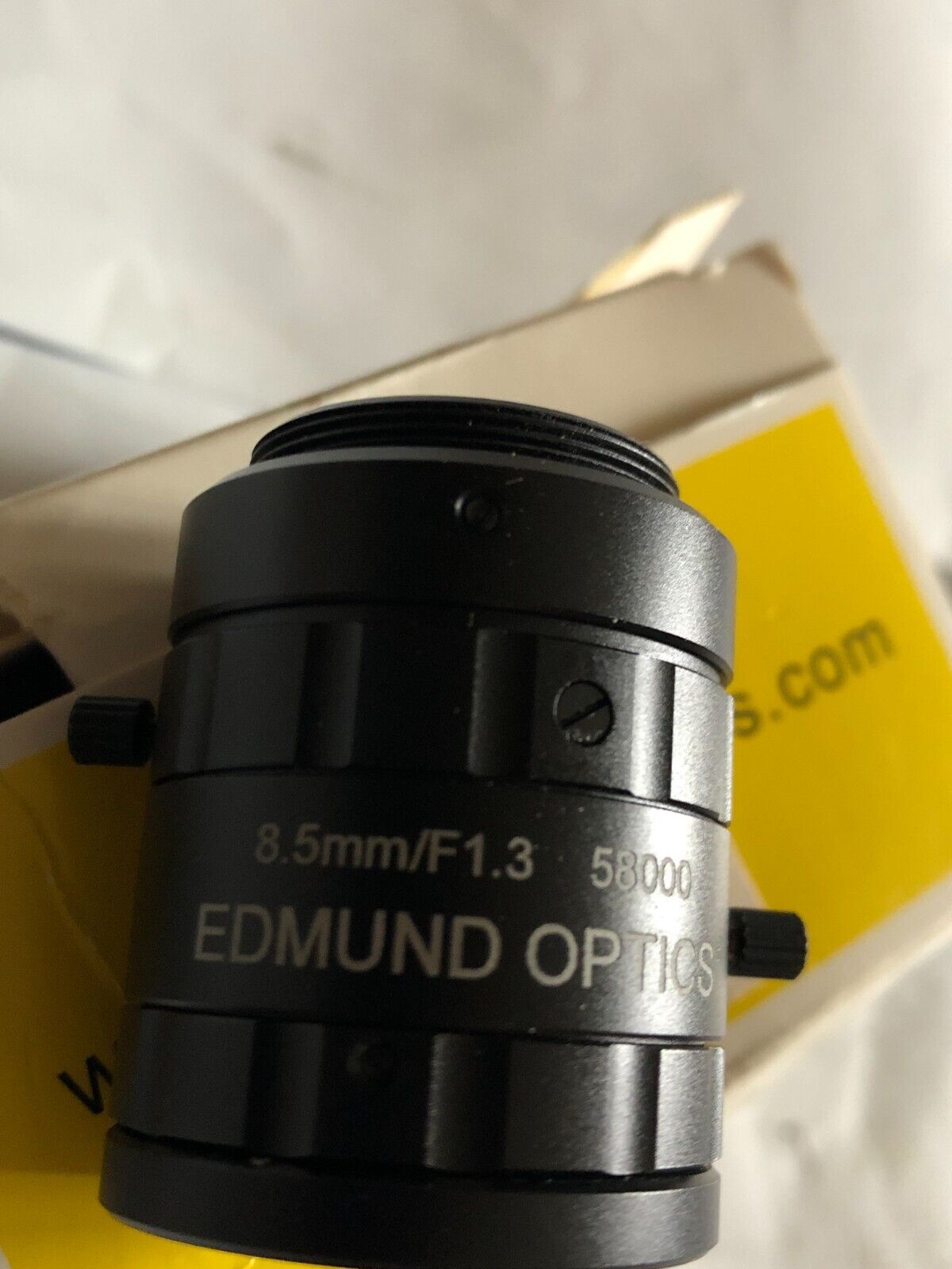 Cognex Edmund Optics Lec-58001 12Mm Fixed Focal Length Lens,8.5Mm/F1.3 58000, Bt