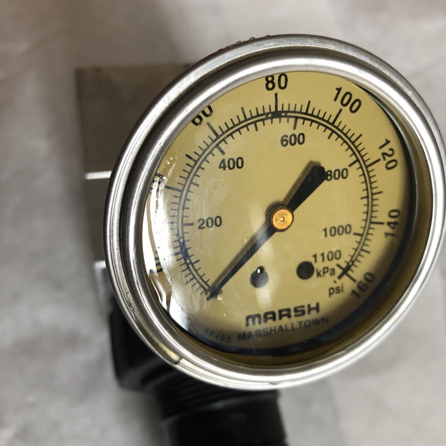 Schrader Bellows K362332c,K472015cbb4 Regulator Marsh 1100Kpa,160Psi Gauge,Bh