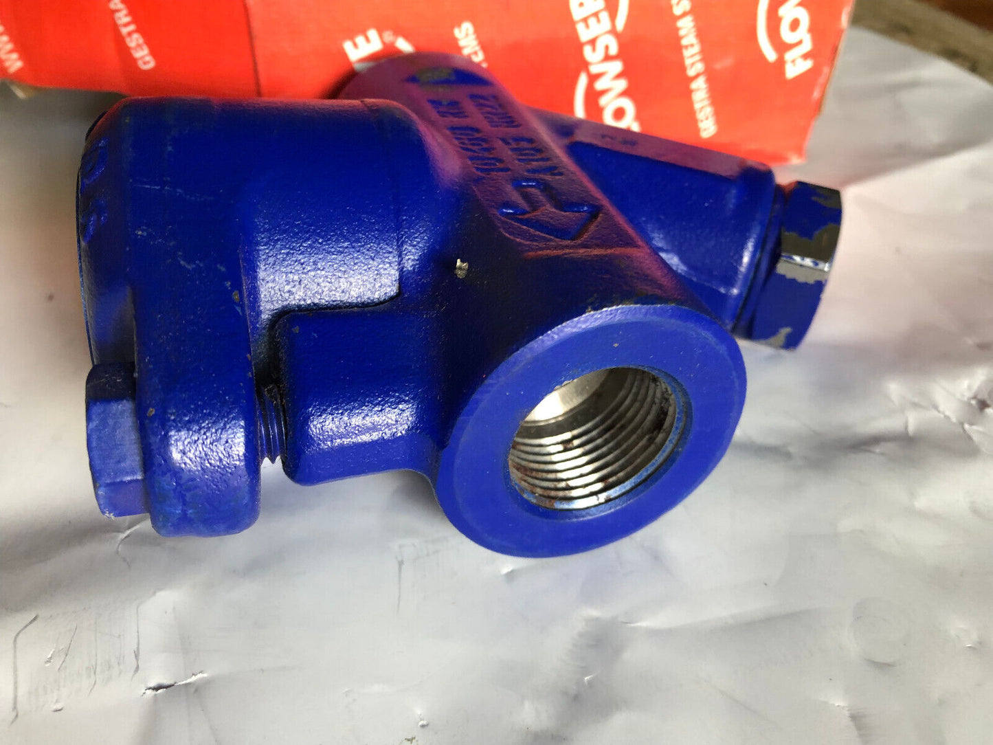 3/4" Flowserve Mk 45-2 Dn 20 3/4" Cl 300 Thermostatic Steam Trap,Gestra A105,Am