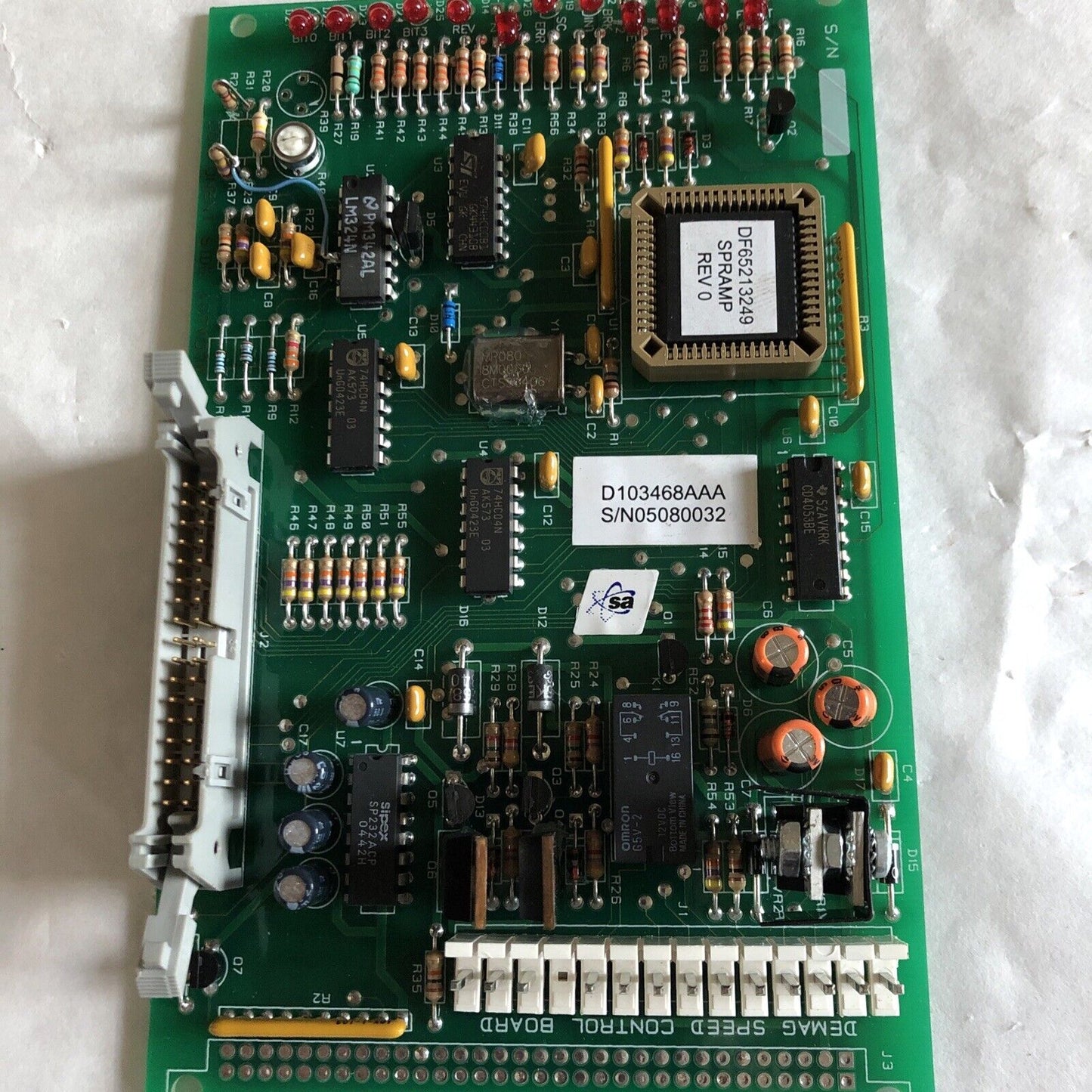 New Demag D103468aaa Speed Board A80-177 65092 49 Component Side 76-17748,Ea