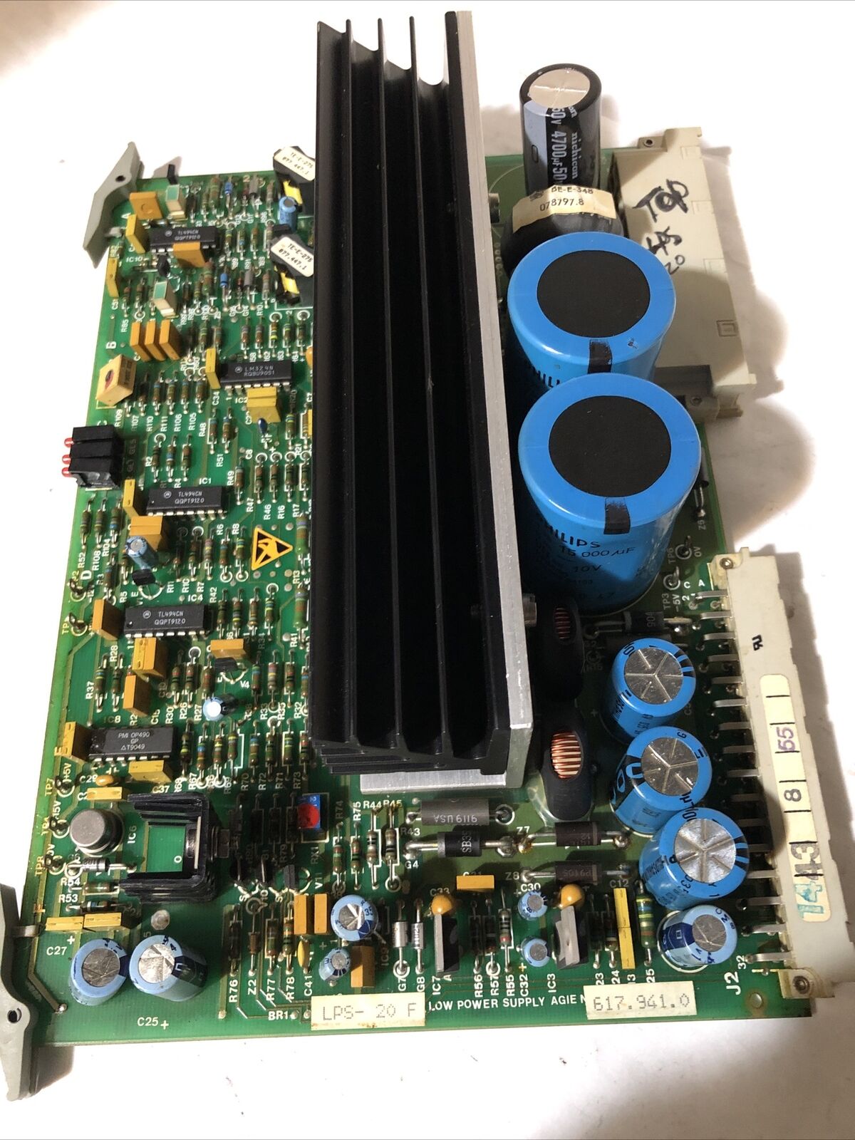 Agie 617.941.0, Lps-20 F Low Power Supply Wire Edm Pcb Card, Lps-20 Circuit,Bx