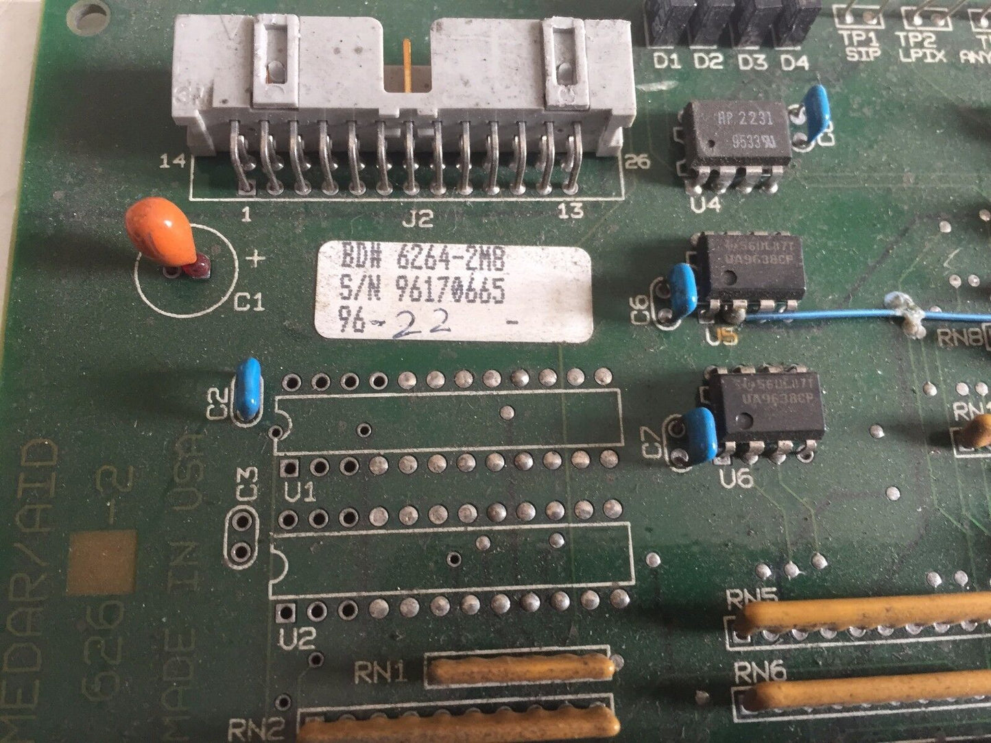 Medar/Aid Bd# 6244-2Mb,96-22,Medar Aid 900-6264-2M8,Camera 6264-2Mb,626-2,Bx