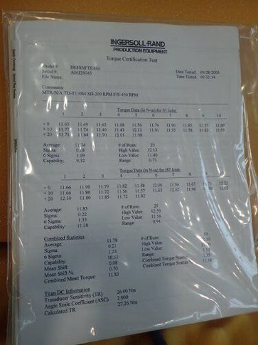 New Ingersoll Rand Def8nfte4s6 Electronic Nutrunner Tool,Oef8nfte4s6,Tj