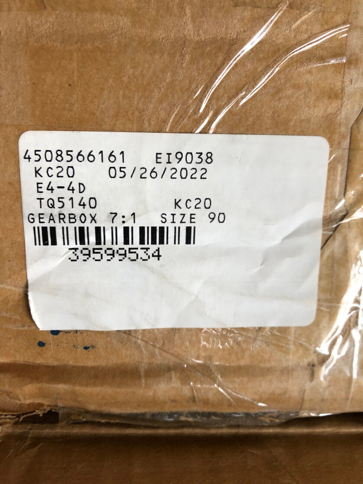 New Bonfiglioli W63u70p90b5b3 Gear Box,W 63 U 7 P90 B5 B3,Cod.2G20010351,Ay