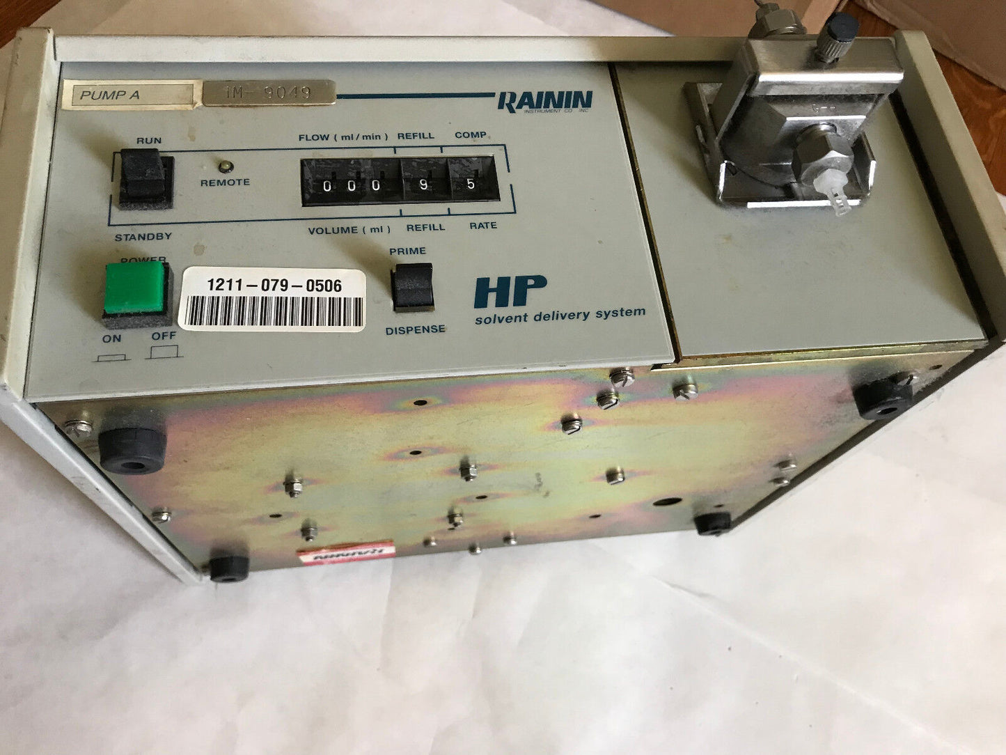 Rainin Hp Solvent Delivery System 110-115/230Vac Input 5.Sc G-H 5Sc,Im-9049,Sb