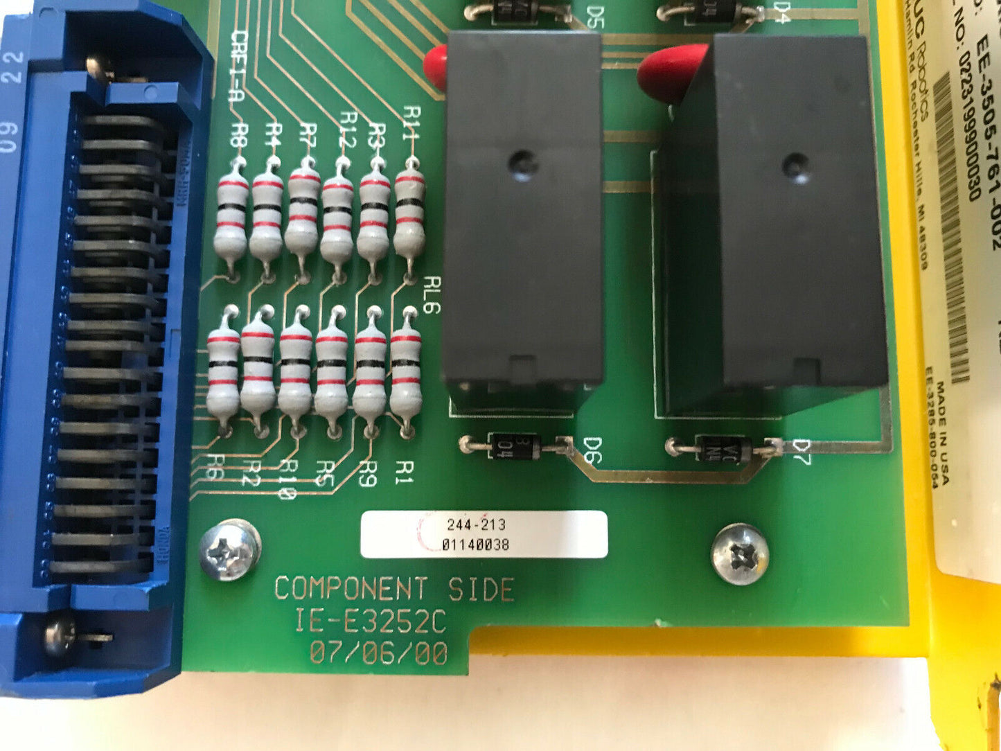 Fanuc Ee-3505-761-002,Ee-3505-742-001,Ee3505751,7+3 Axis Encoder/Brake Module,Sn