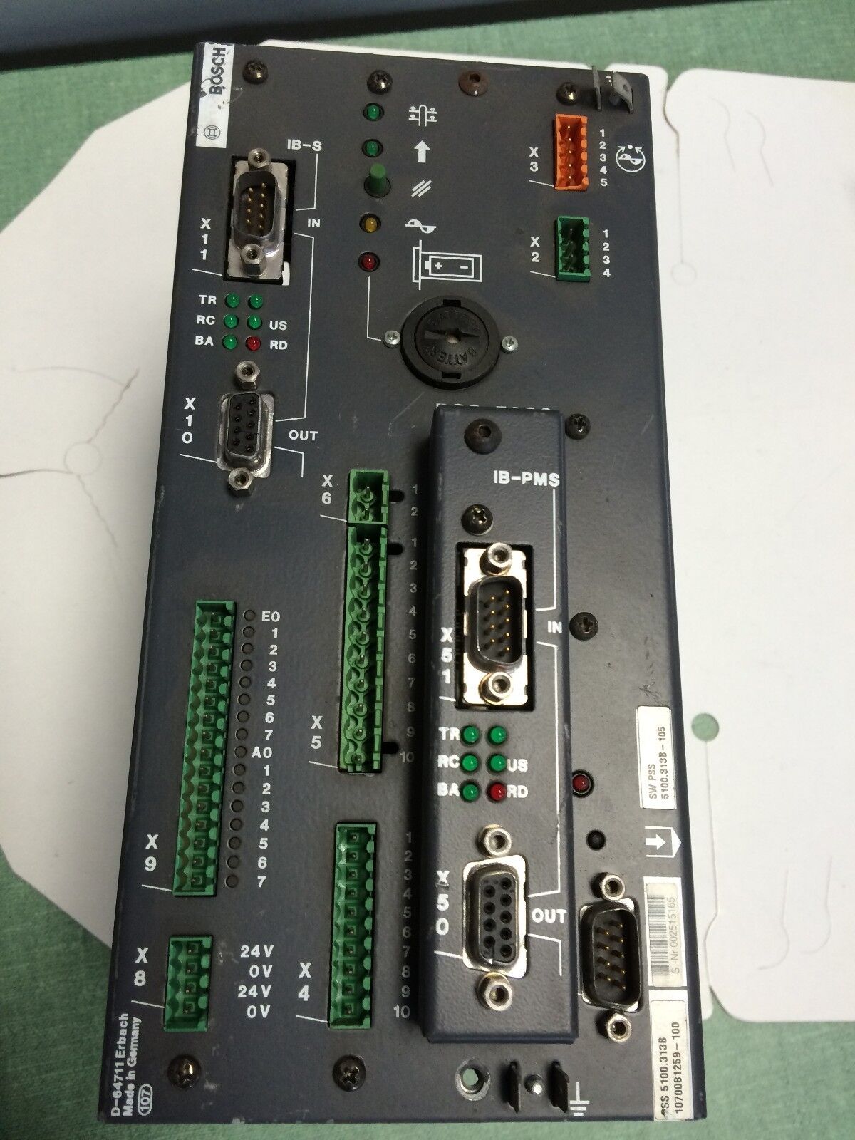 Bosch Servo Pss 5000, 1070081259-100,D-64711 Erbach,Pss 5100.313B 105,Bv
