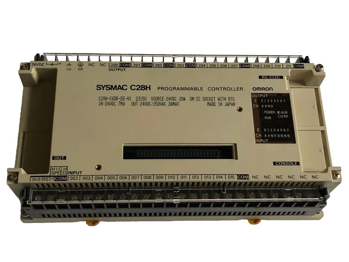 New C28h-C6dr-De-V1 Omron Sysmac C28h Module Programmable Controller 24Vdc,Dh